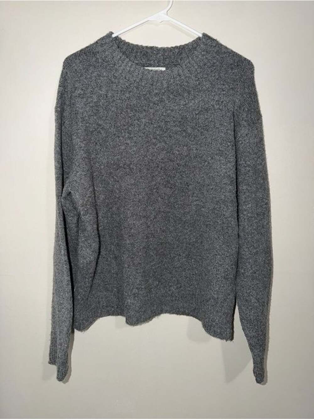 American Eagle Women’s Small Gray Marled Crewneck Knit Sweater